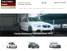 Tablet Screenshot of german-auto-repair.com
